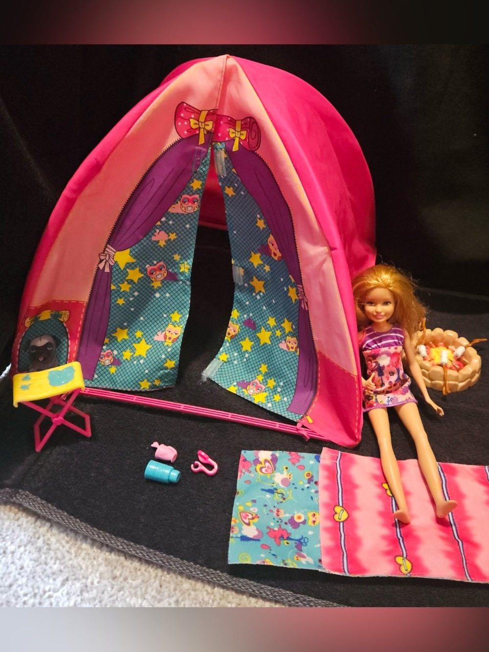 2011 Barbie Camping Tent Set with Stacie Doll